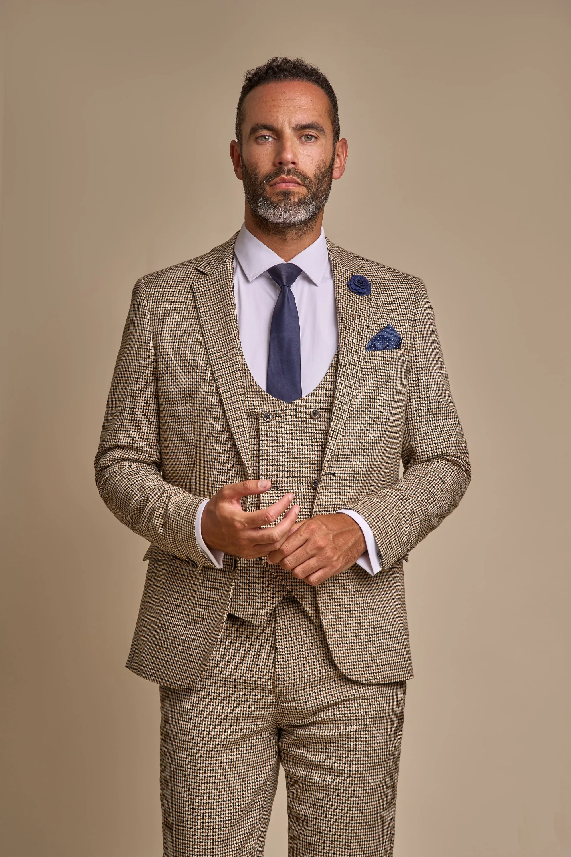 Elwood Houndstooth Three Piece Suit