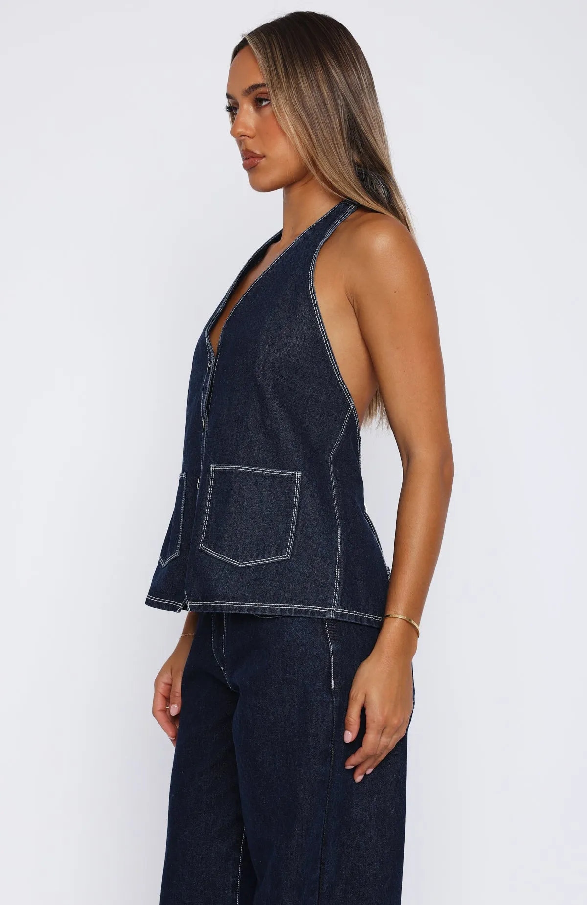 Energy Balance Top Dark Indigo Long Sleeve Tee Bohemian style