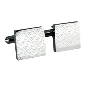 Engraved Diagonal Striped Silver Cuffs