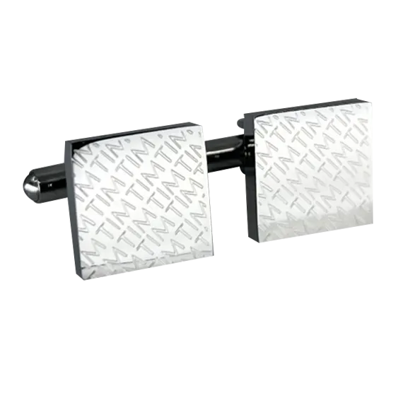 Engraved Diagonal Striped Silver Cuffs