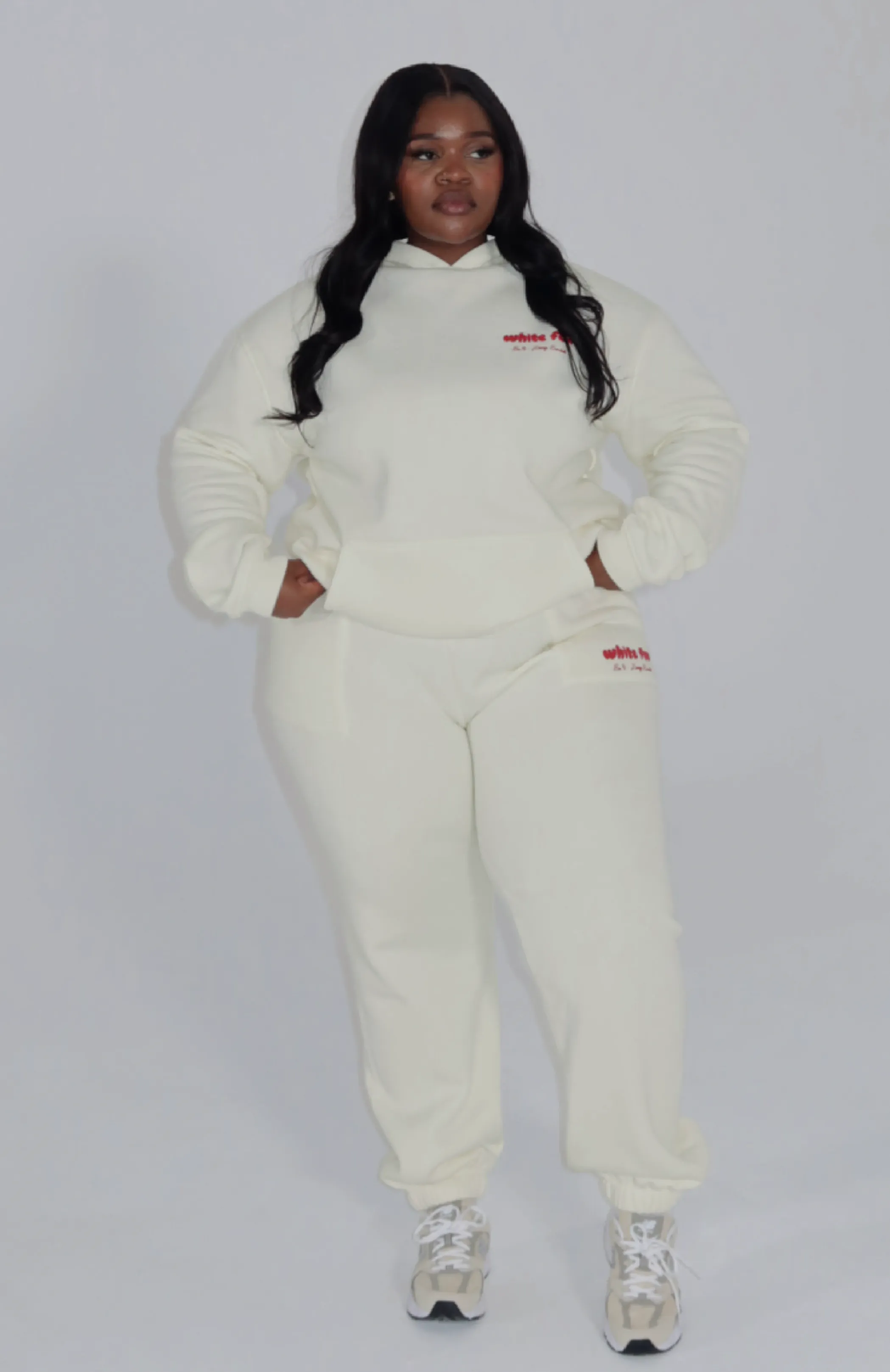 No Stress Era 8 Sweatpants Cherry Cream