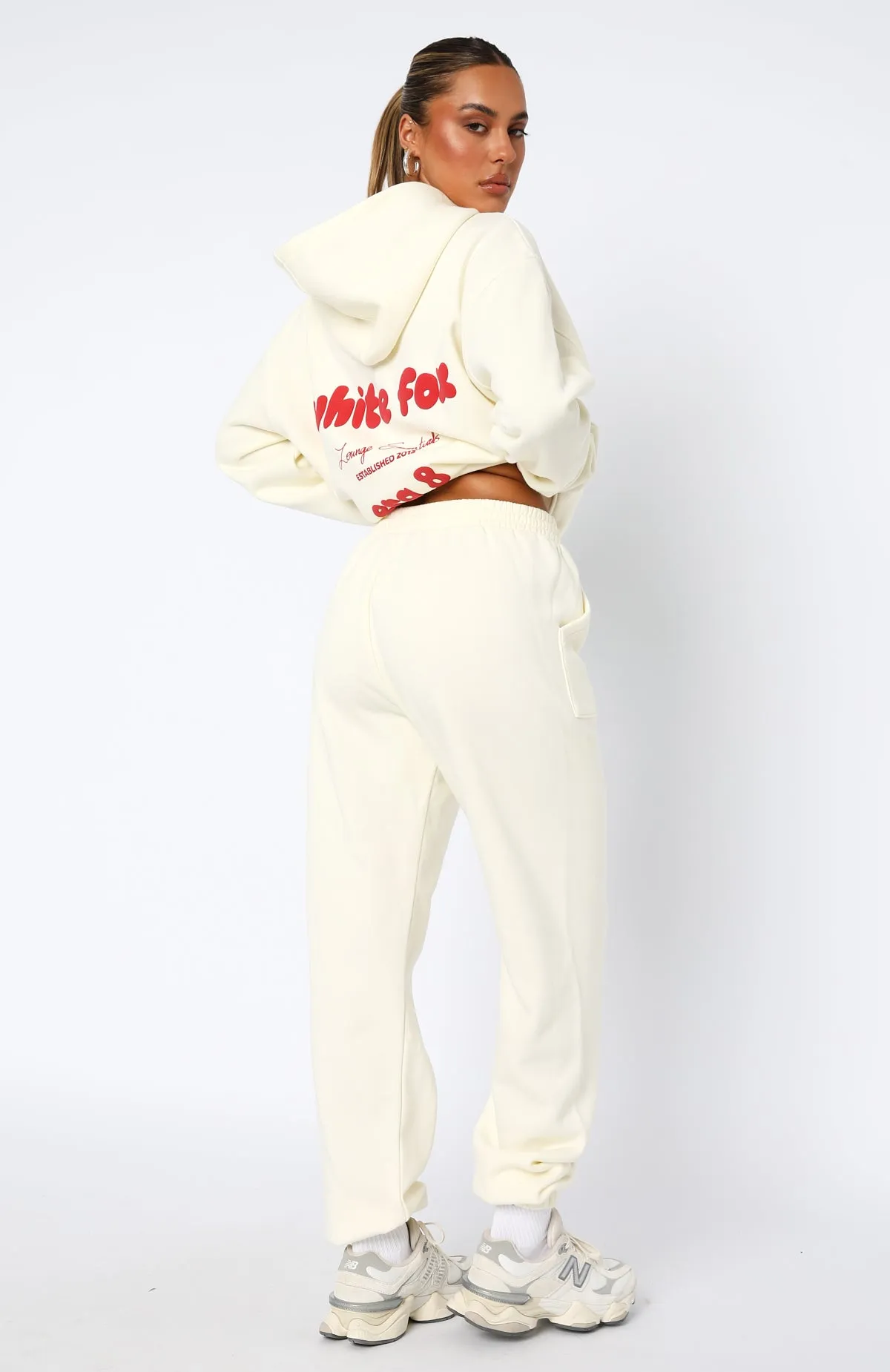 Lightweight Stretch Fabric Era 8 Sweatpants Cherry Cream