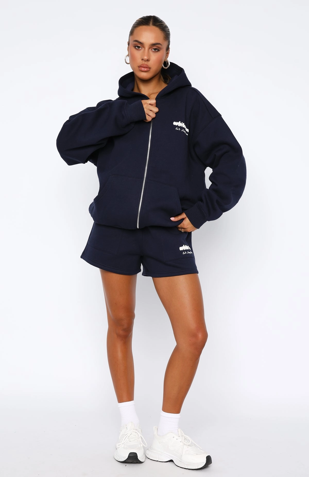 Era 8 Lounge Shorts Nautical Organic Cotton Blend Natural Drape