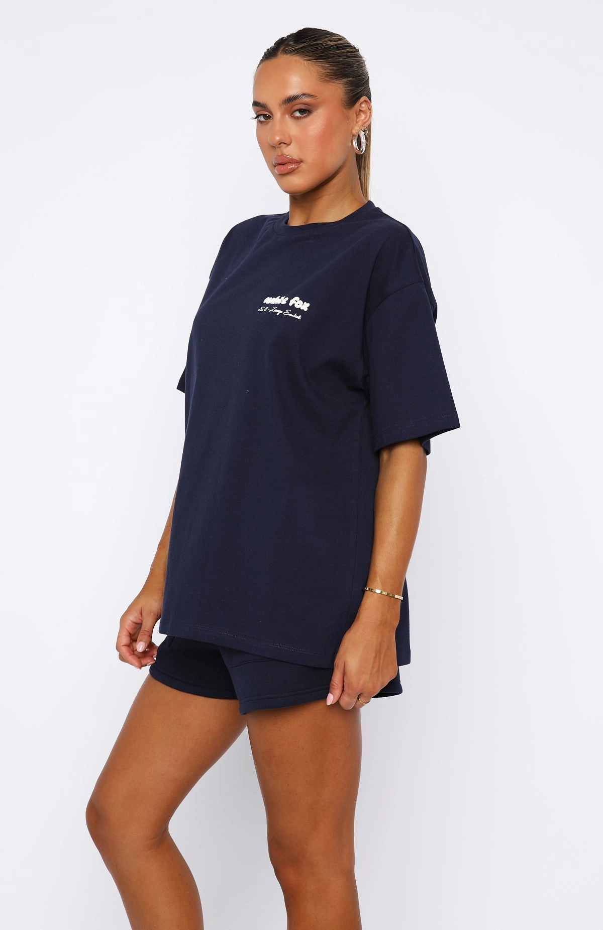 Warm Touch Relax Daily Era 8 Oversized Tee Nautical