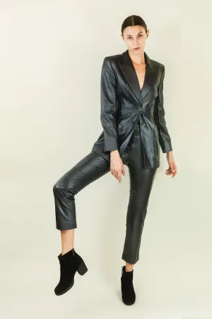 Escada Leather Trousers