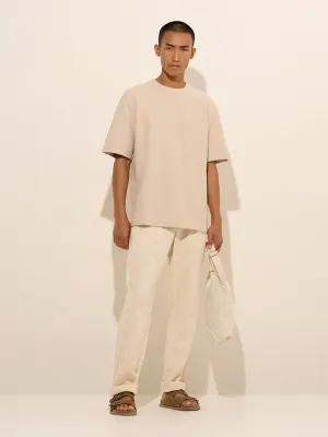 ETA Cream Relaxed-Fit Mid-Rise Cotton Chinos