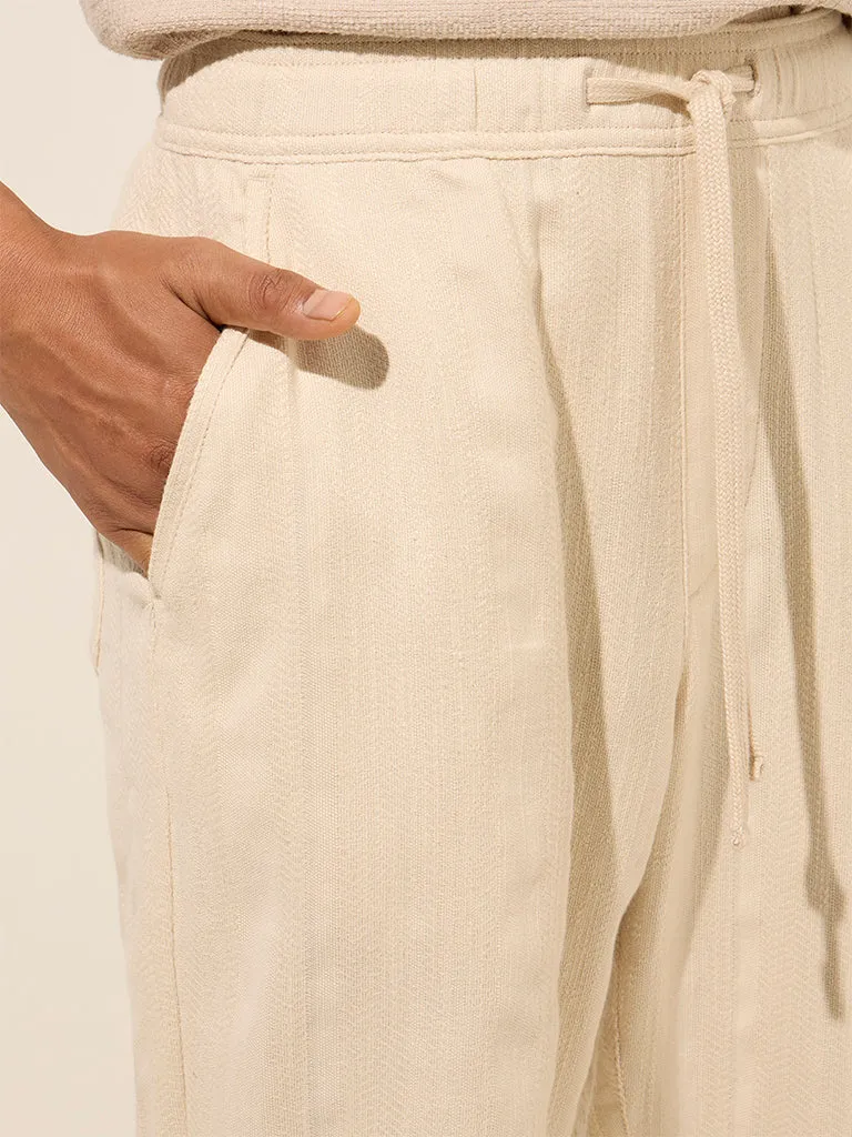 ETA Cream Relaxed-Fit Mid-Rise Cotton Chinos
