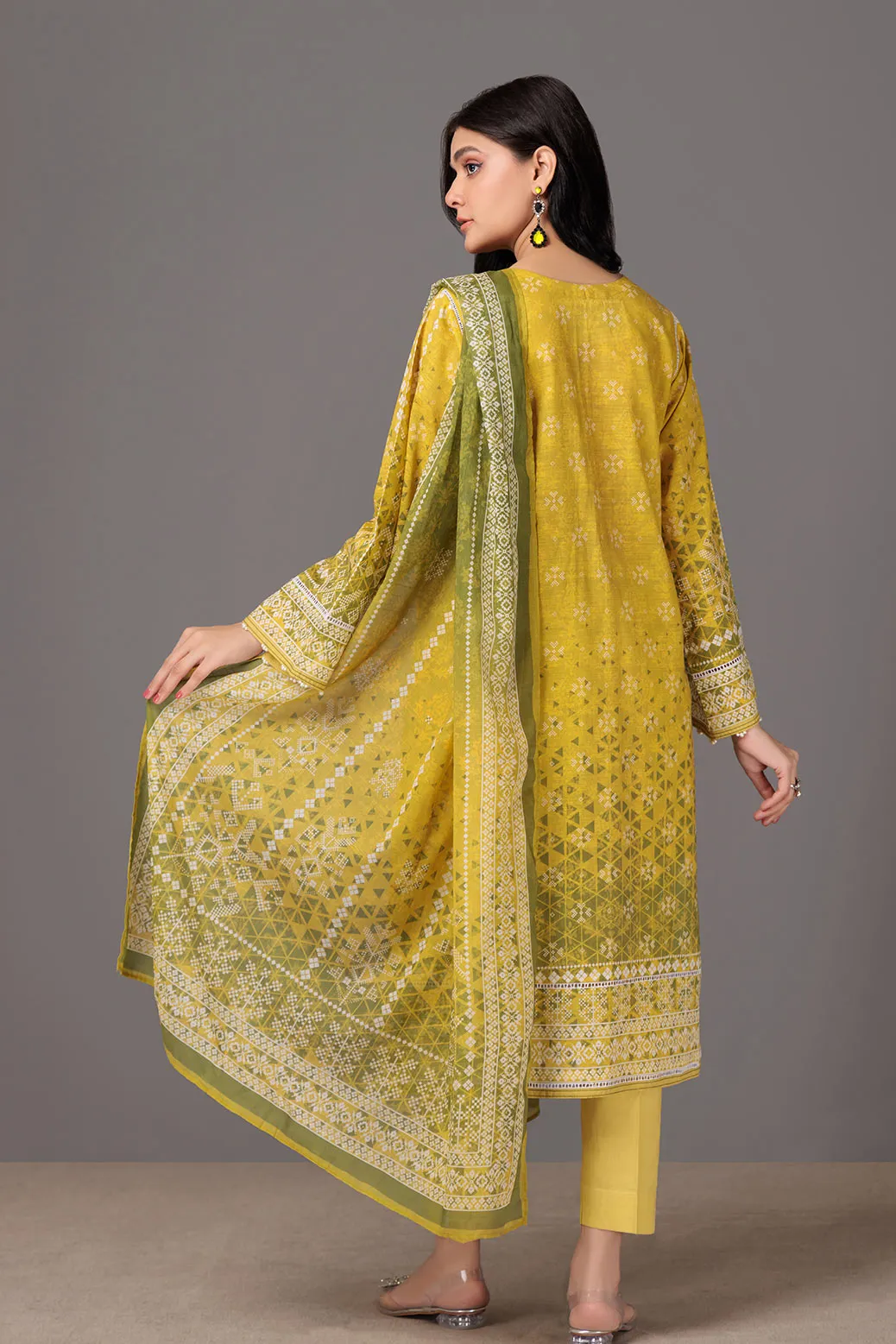 ETHNIC ELEGANCE - 3 PC (AST233P42B)