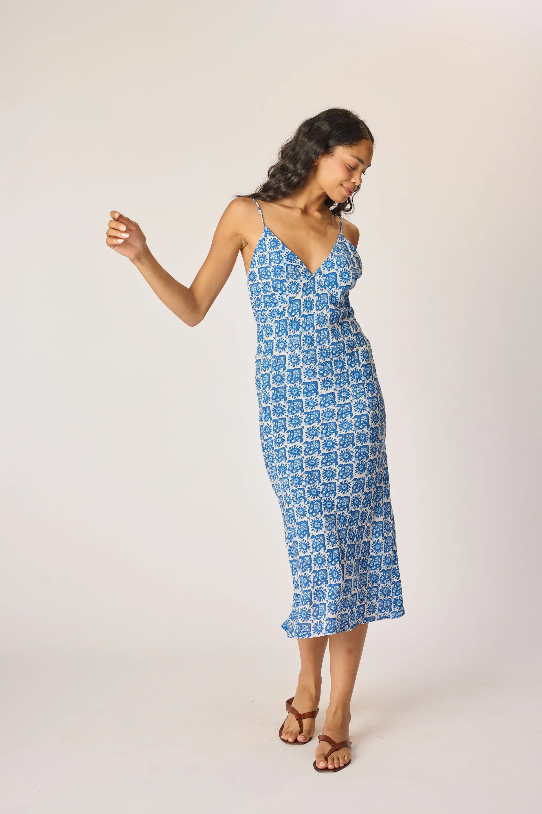 Classic Comfort Subtle Lines EVE SLIP DRESS