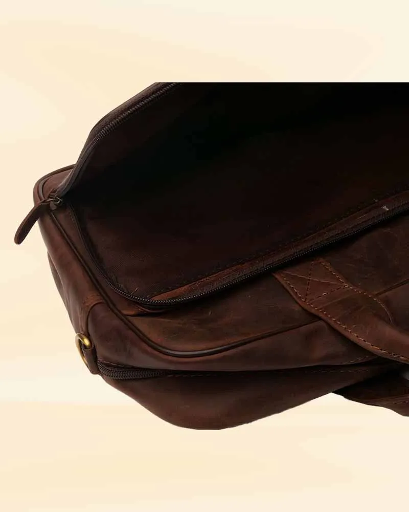 Everyday Companion  Vintage Leather Laptop Bag