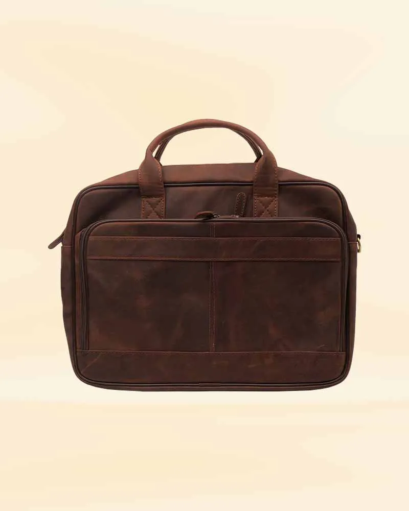 Everyday Companion  Vintage Leather Laptop Bag