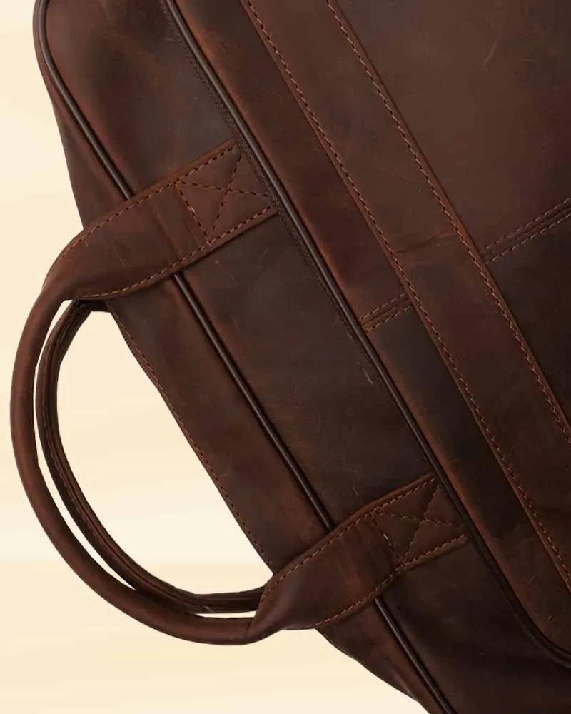 Everyday Companion  Vintage Leather Laptop Bag