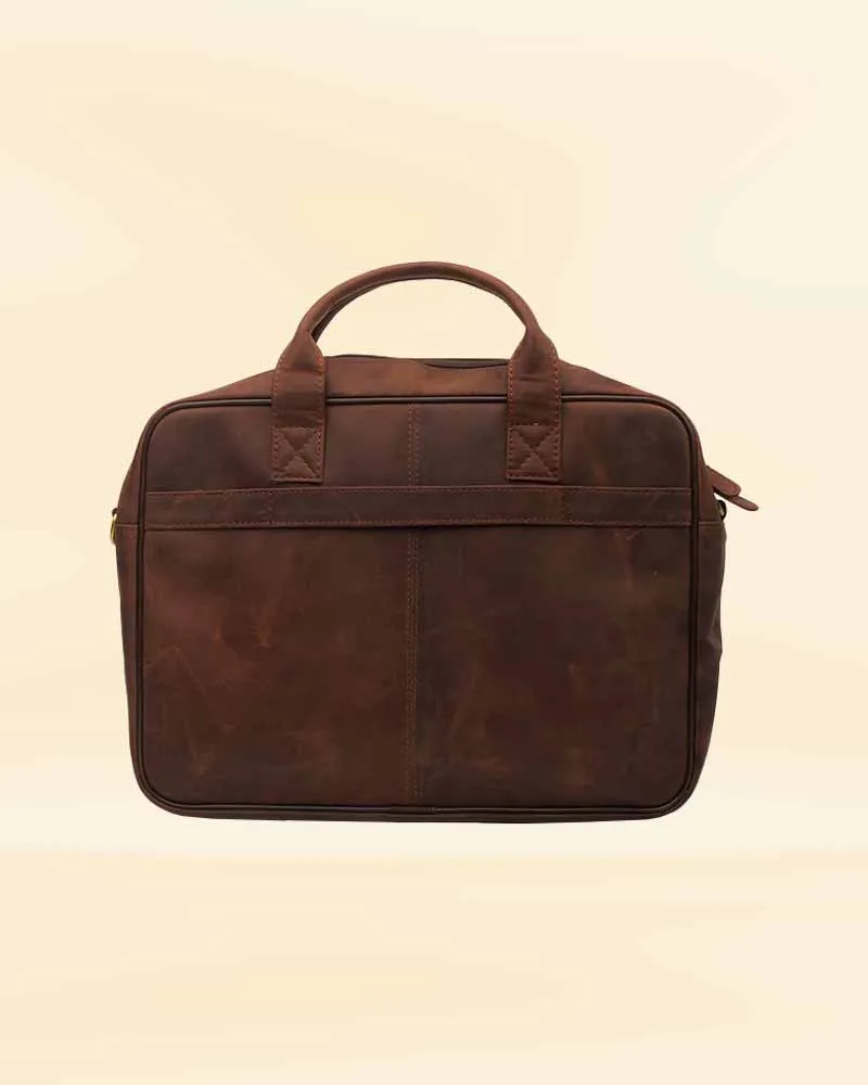 Everyday Companion  Vintage Leather Laptop Bag