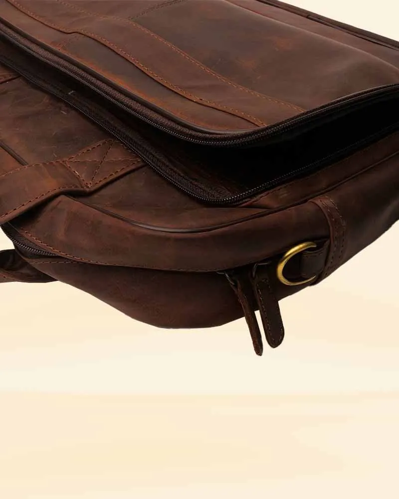 Everyday Companion  Vintage Leather Laptop Bag