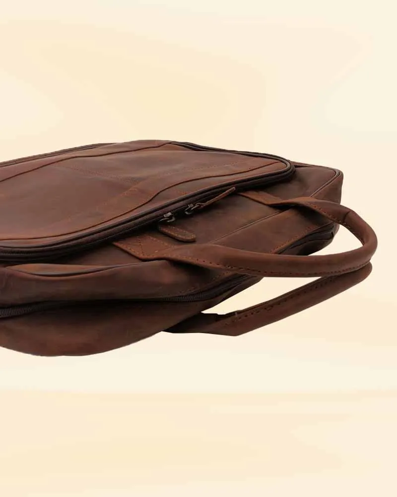 Everyday Companion  Vintage Leather Laptop Bag