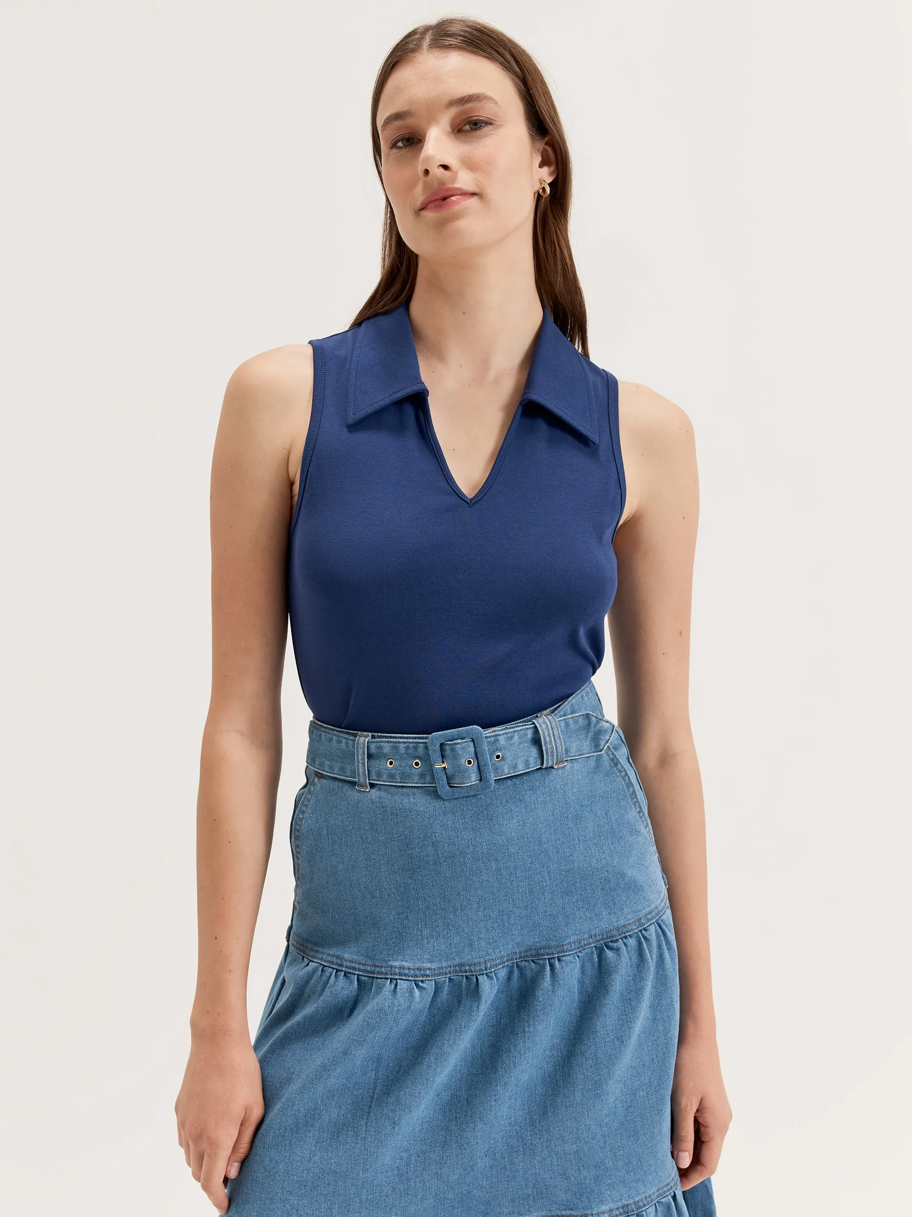 Quick Access Zipper QuickDry Texture Eze Polo Top