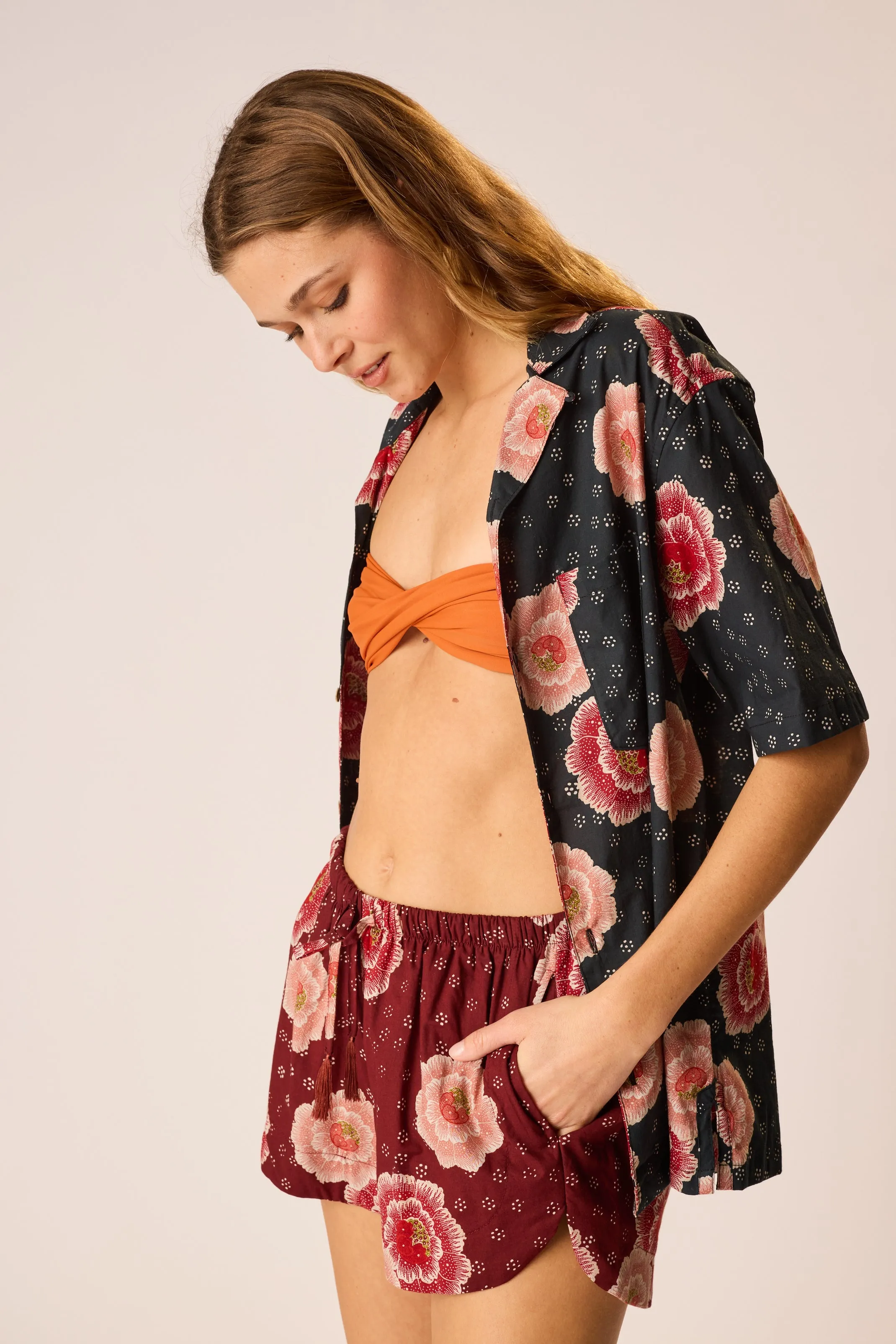 KEVIN SHIRT (UNISEX) Adjustable Hem Cuff Lightweight Thermal