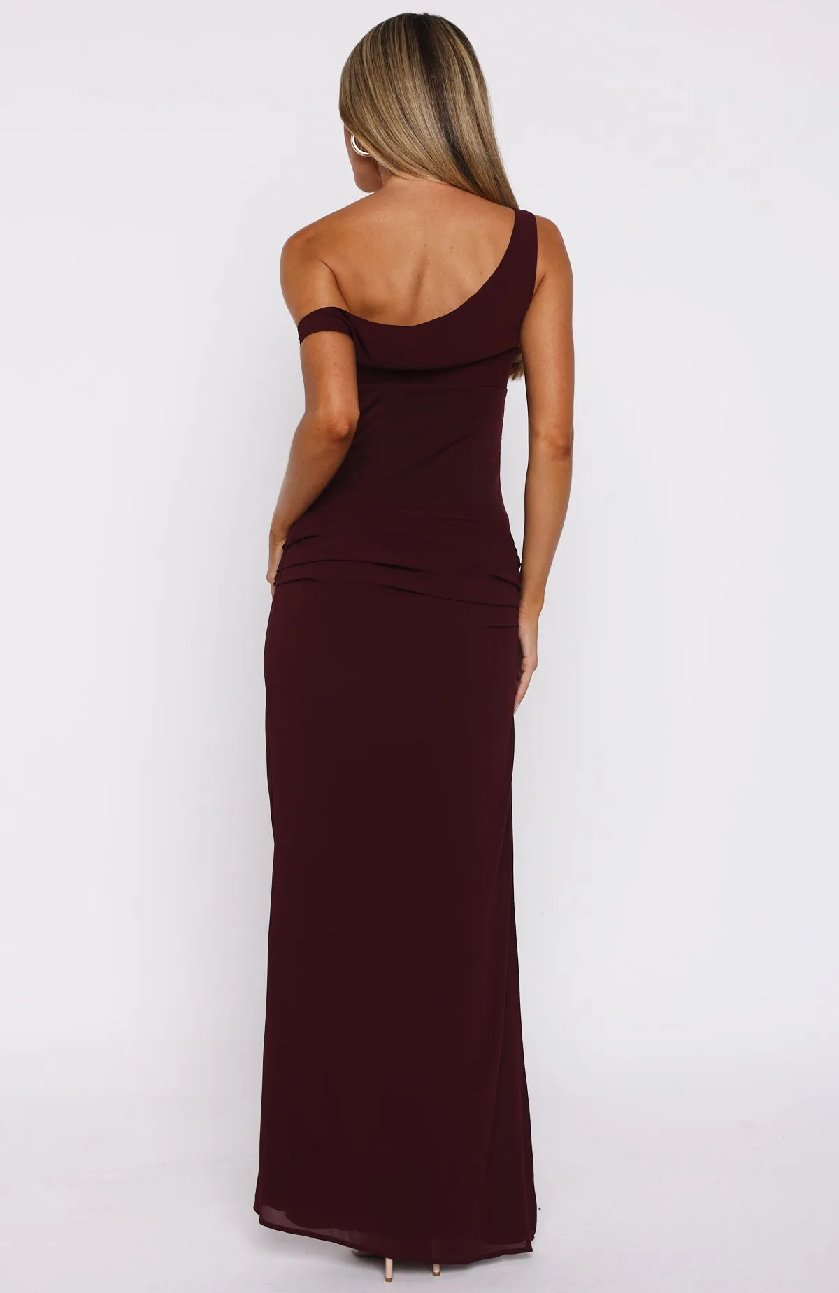 OdorResistantFinish ChafeFreeEdging Unavailable Energy Maxi Dress Burgundy