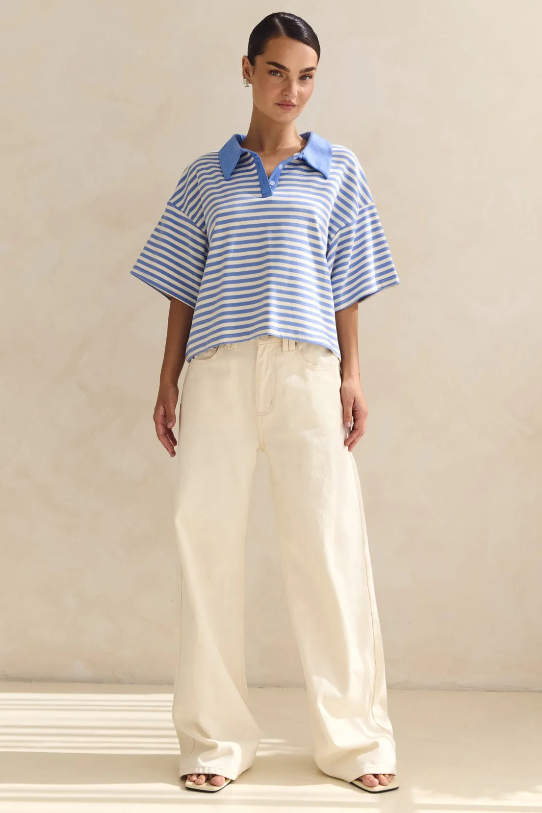 RelaxedFit Sawyer Top (Blue)