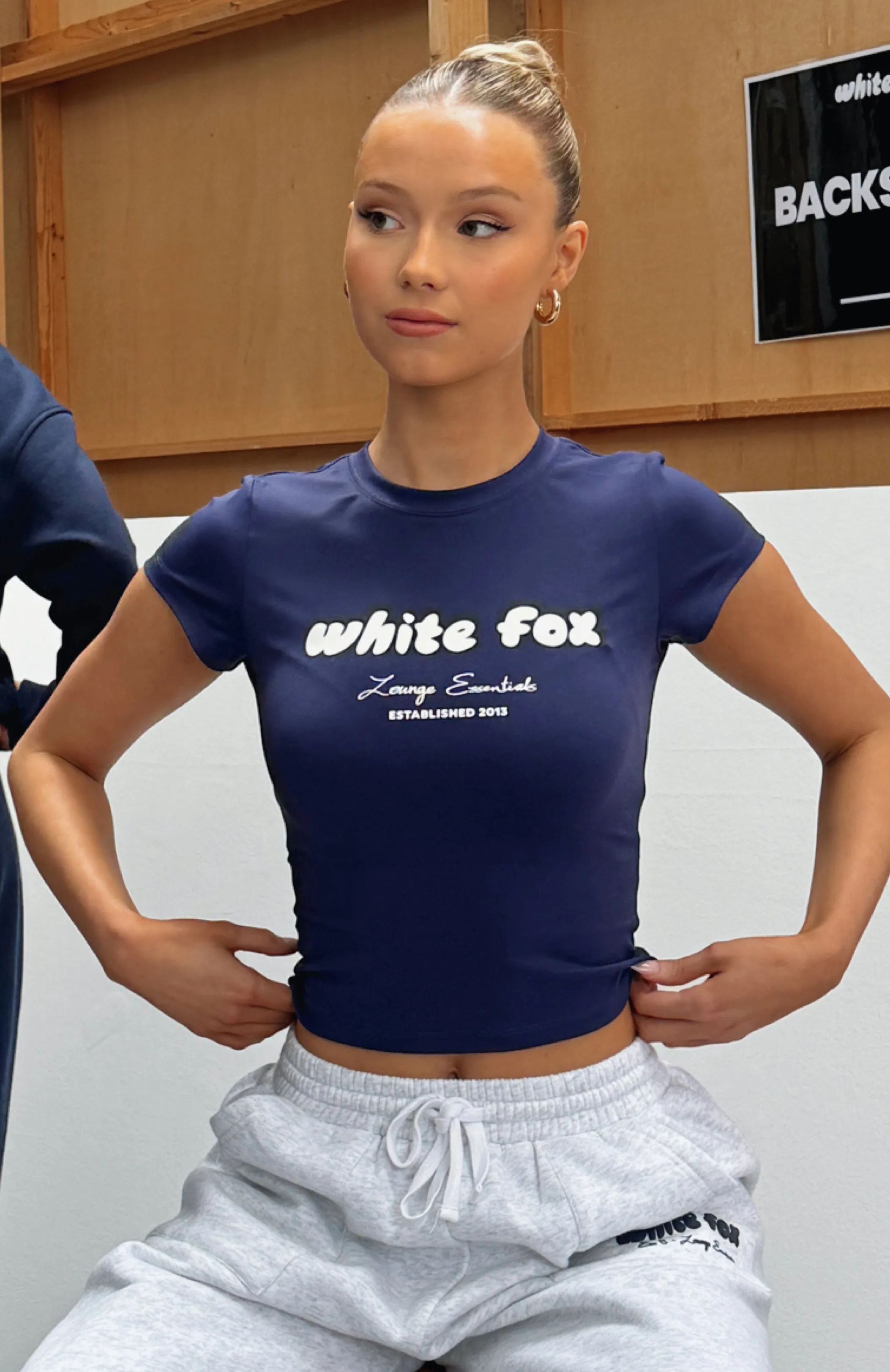 Luminous Thread Accents Era 8 Baby Tee Nautical