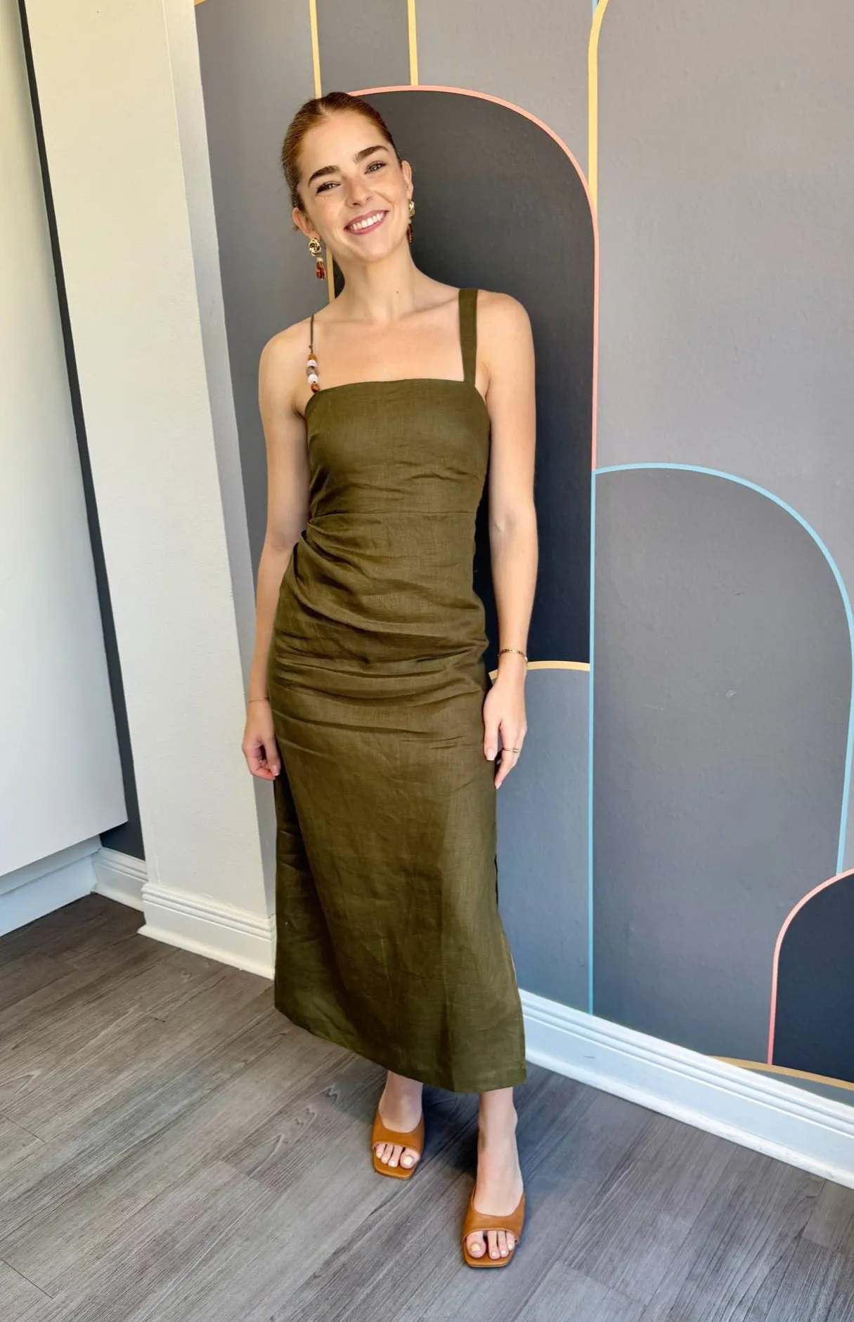 Fallon Bead Detail Dress Comfortable Wear