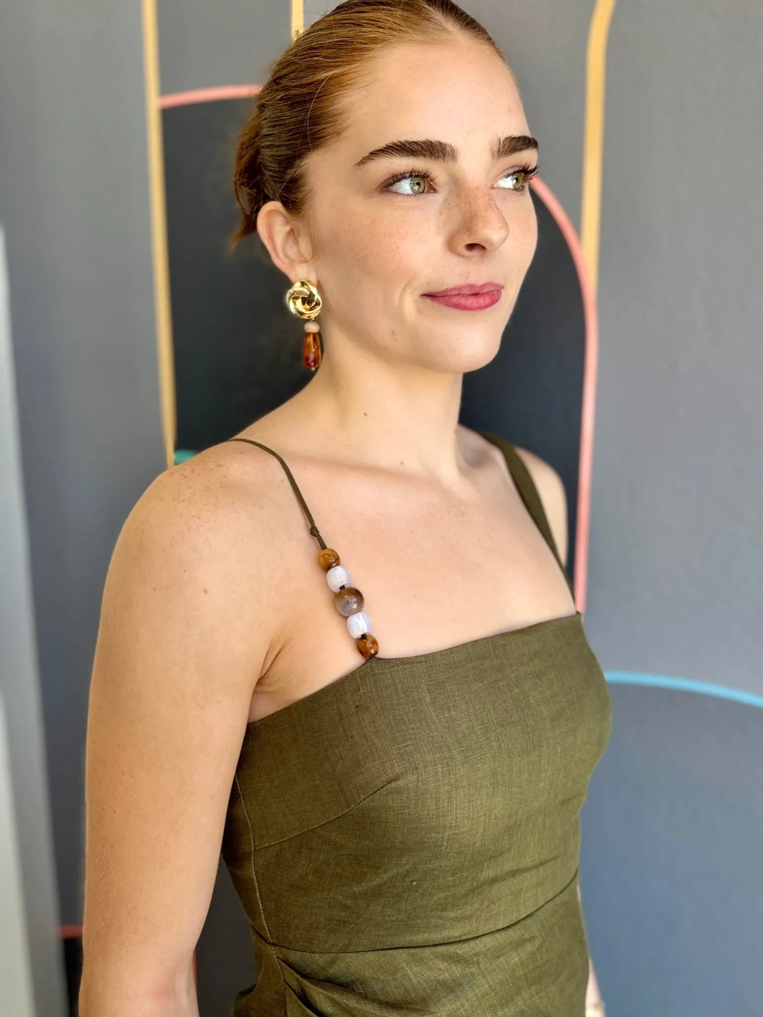 Clean Mood Versatile Layer Fallon Bead Detail Dress