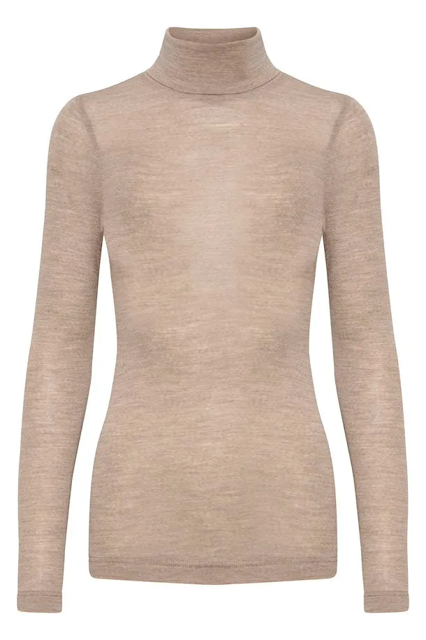 Fang Rollneck - Oatmeal Melange