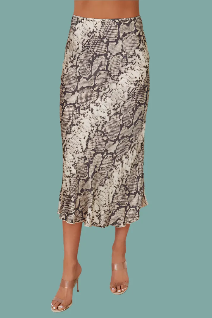 Posey Python Midi Skirt Premium Quality