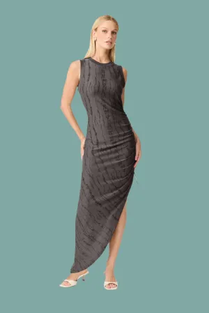 Soft Draping Lavania Midi Dress