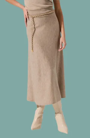 Quality Material Cozy Stretch Deora Sweater Skirt