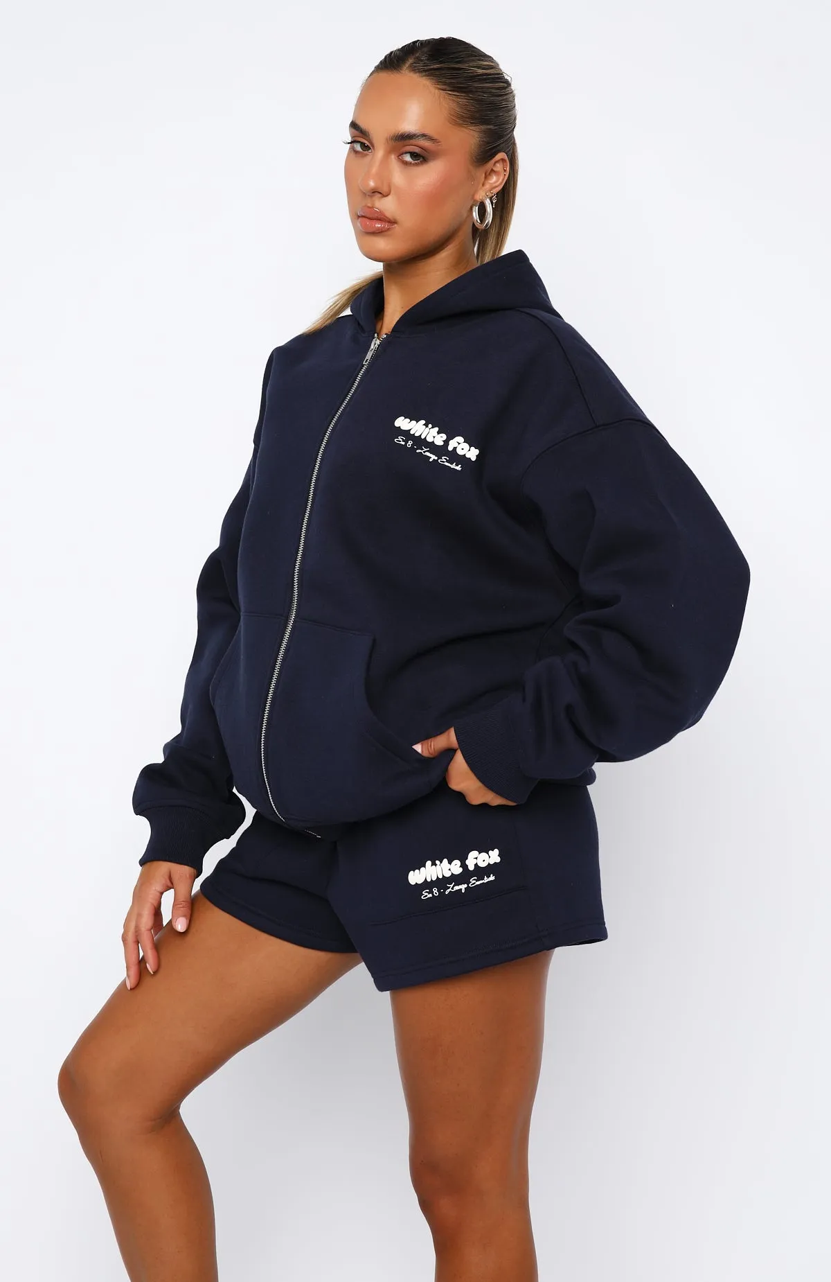 Breathable mesh lining Era 8 Zip Front Hoodie Nautical
