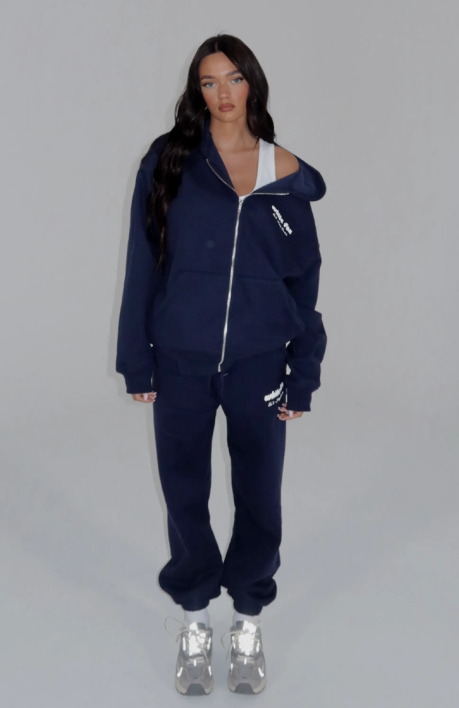 Era 8 Zip Front Hoodie Nautical Leisure Look