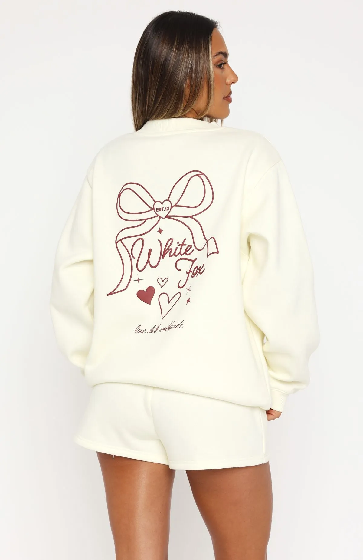 Love You Forever Oversized Sweater Cream Everyday Comfort