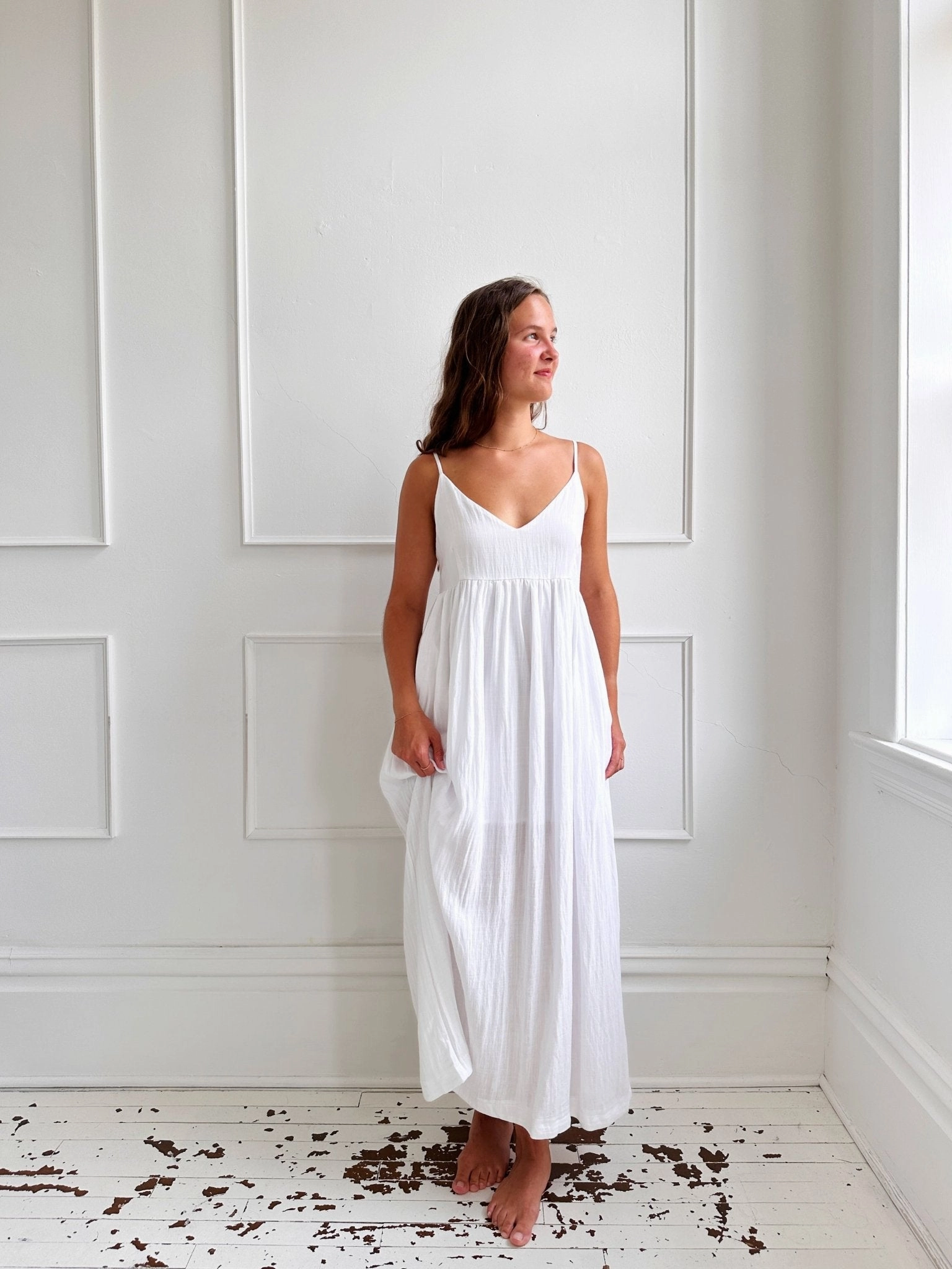 V-Neck Sundress w/ Empire Waist - FINAL SALE