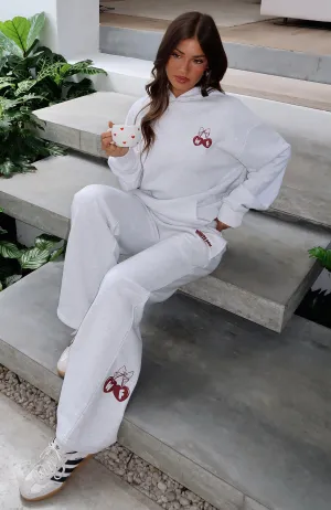 Feel The Love Wide Leg Sweatpants Grey Marle Breezy Day MoistureWicking Fabric