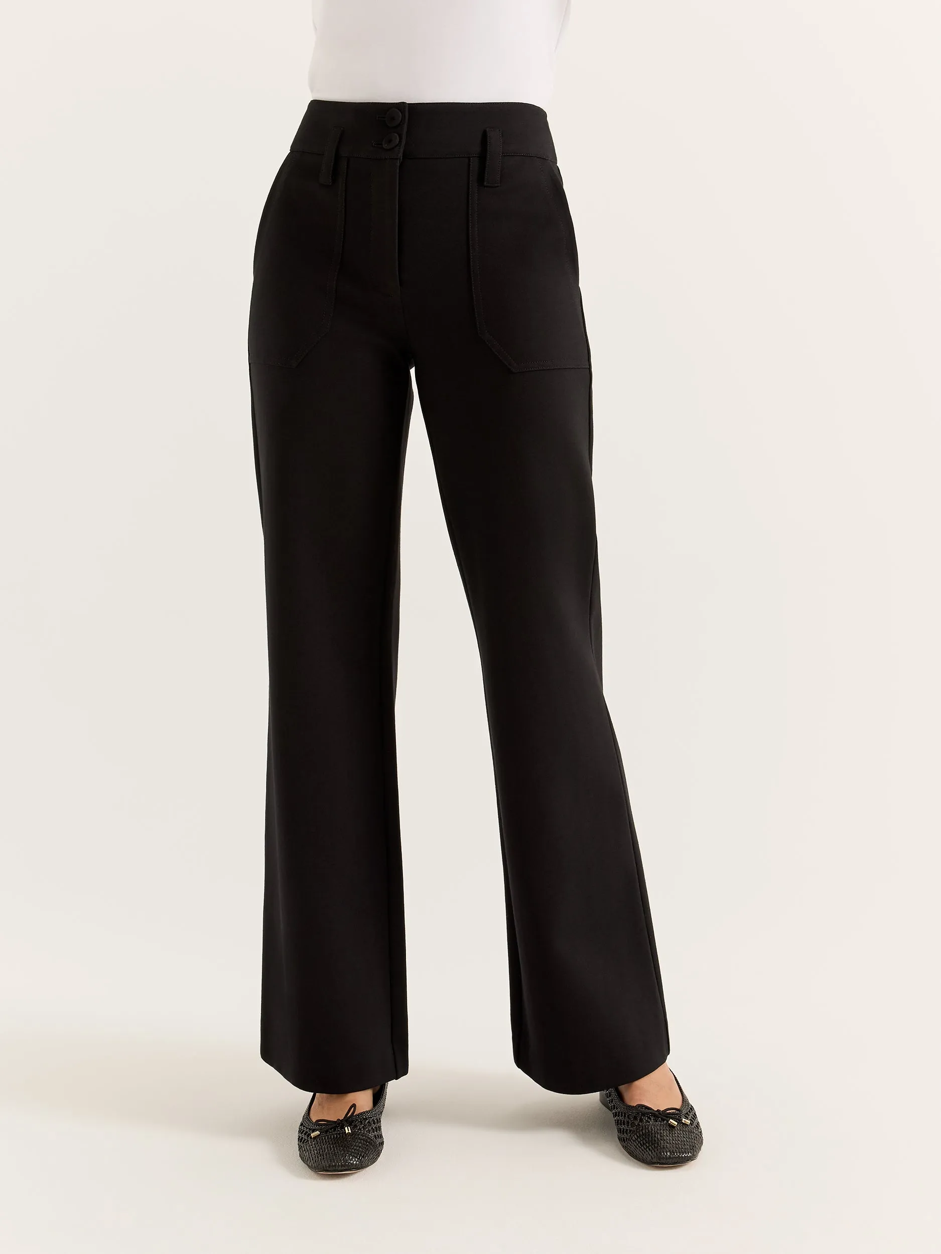 Fern Ponte Pant No Gap Waistband