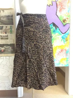 Fiesty Fern Batik Wrap Skirt