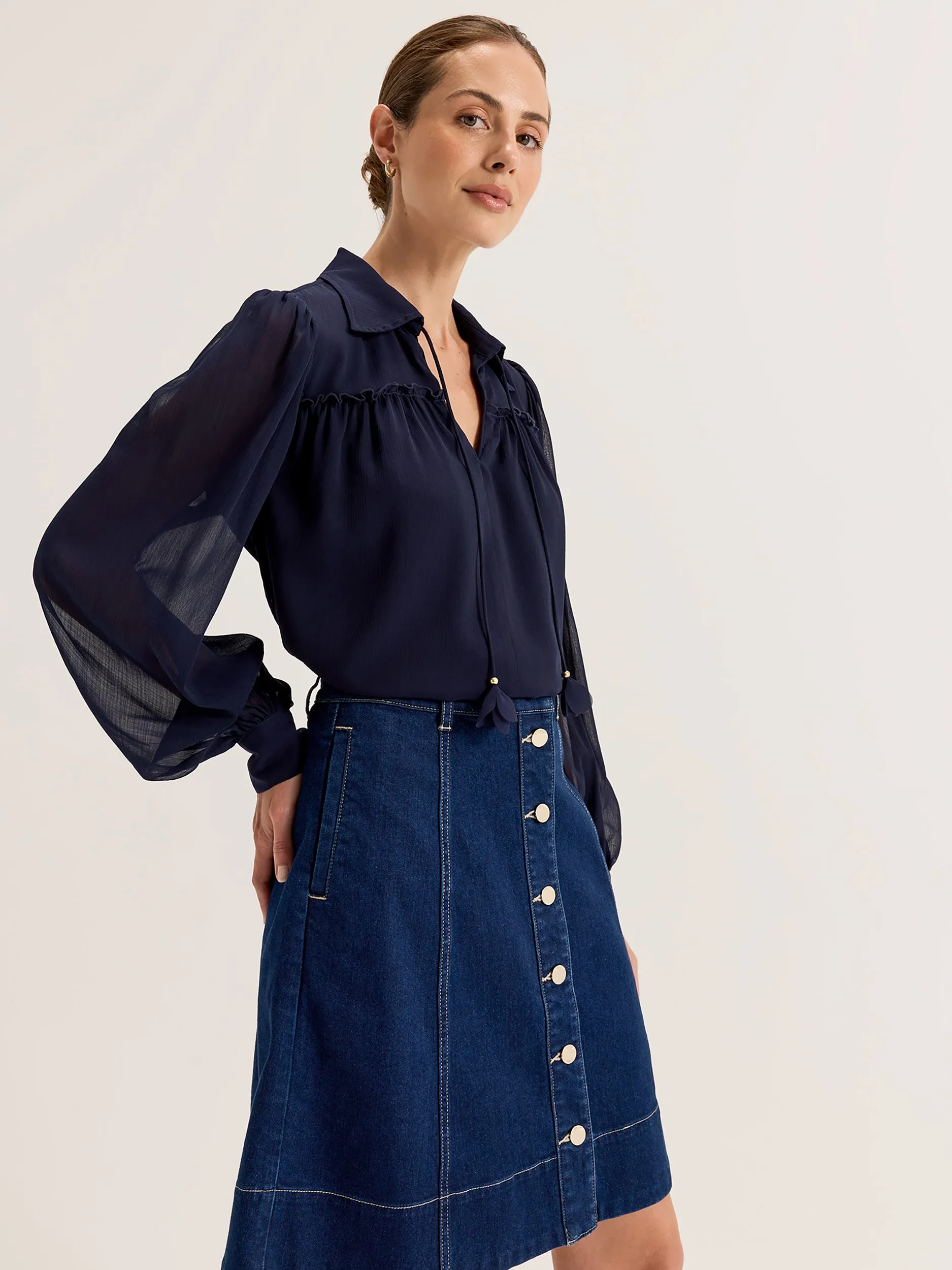 Thermal regulation Gym Wear Fifth Avenue Blouse