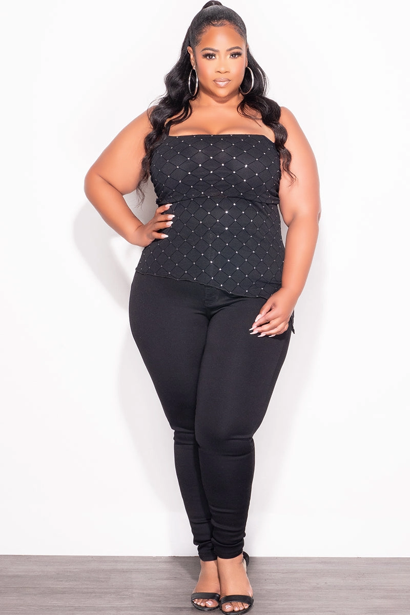Final Sale Plus Size ??Lifting ?? Jeans in Black Breathable Wearable