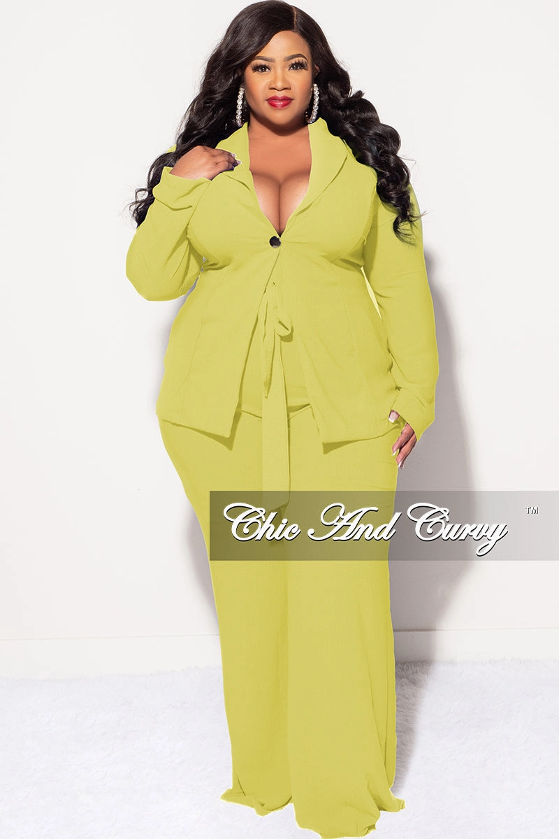 Easy Layer Final Sale Plus Size Blazer 2pc Set in Puce
