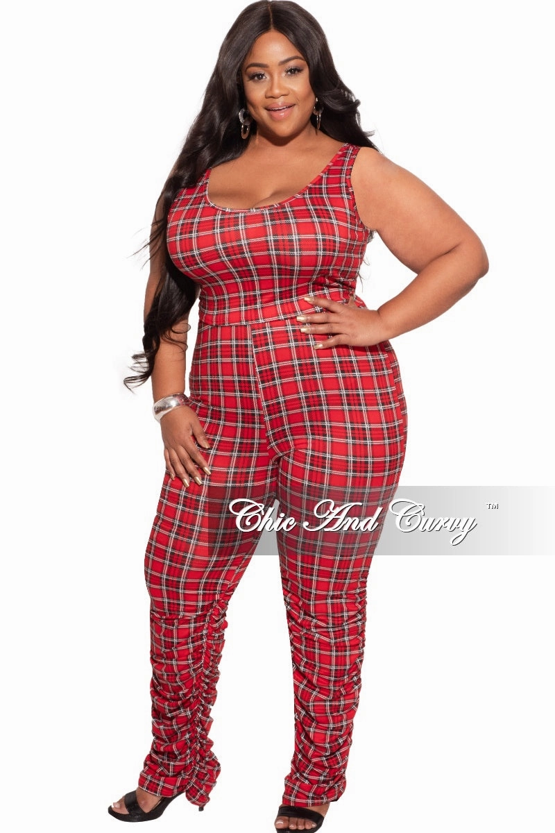 Final Sale Plus Size Crop Top with Ruched Pants Set Lightweight Flex AntiSnagZippers