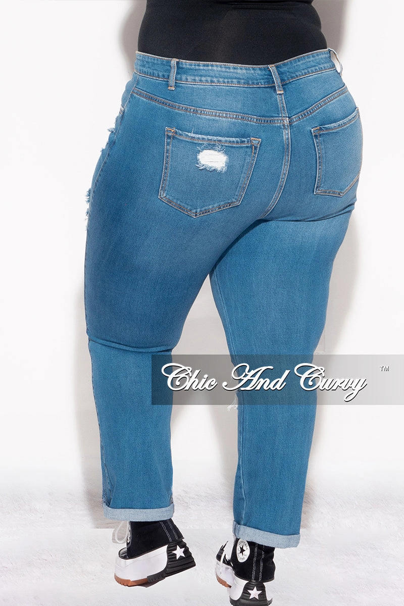 Final Sale Plus Size Denim Jeans Seasonal Wear