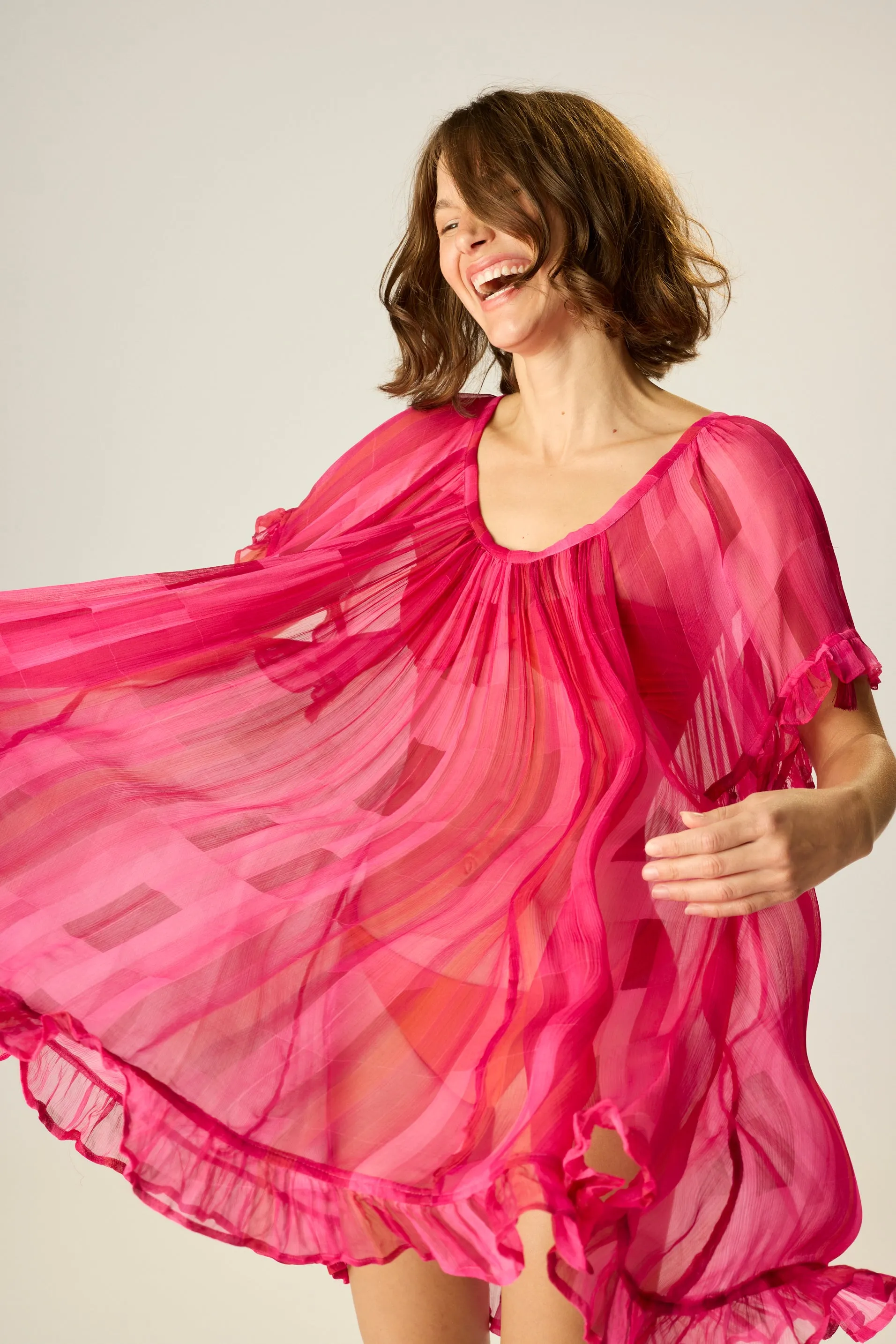 Versatile dress for layering Vibrant Look MARINA DRESS