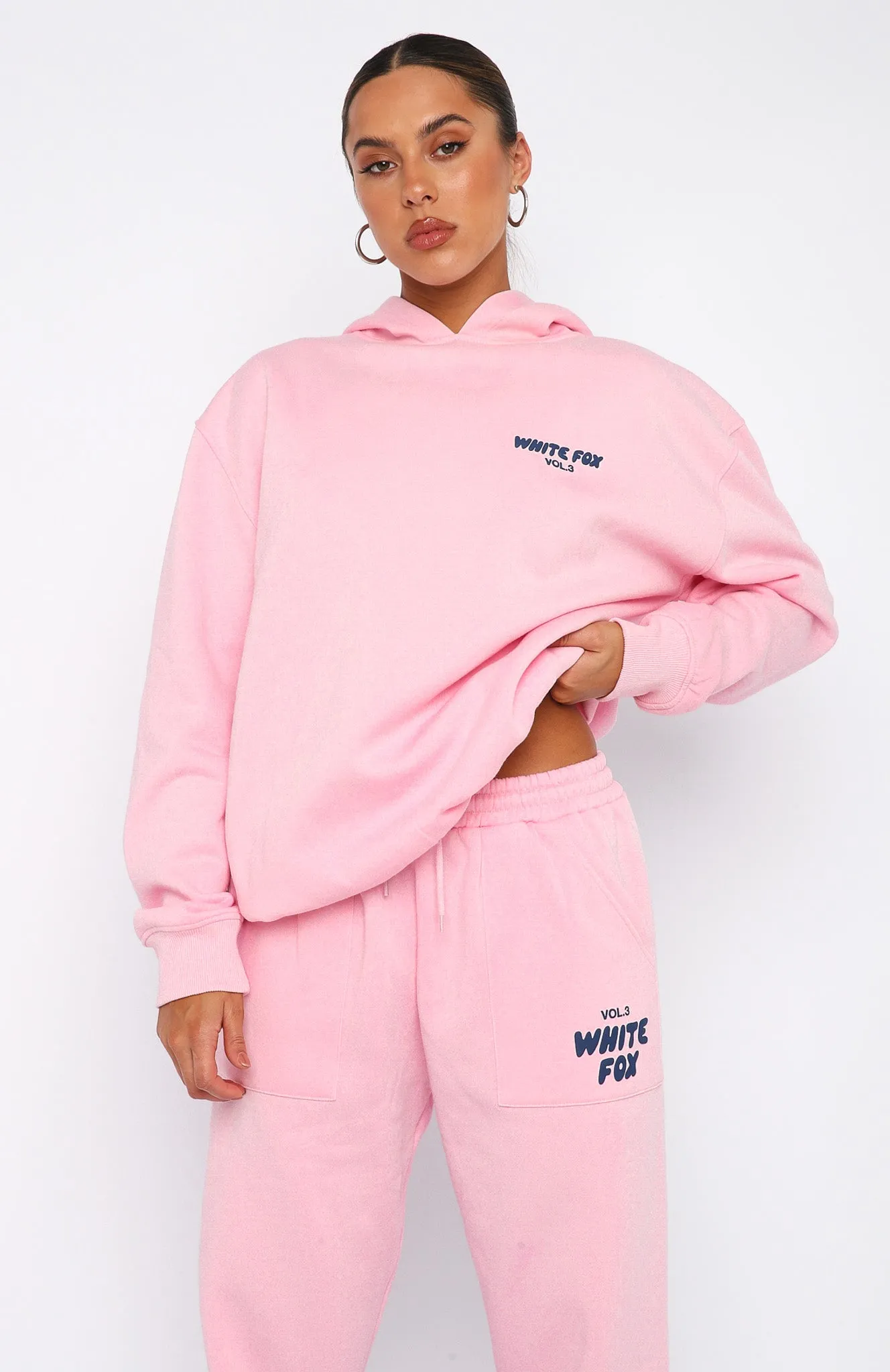 Wardrobe Classic Offstage Hoodie Posy Pink