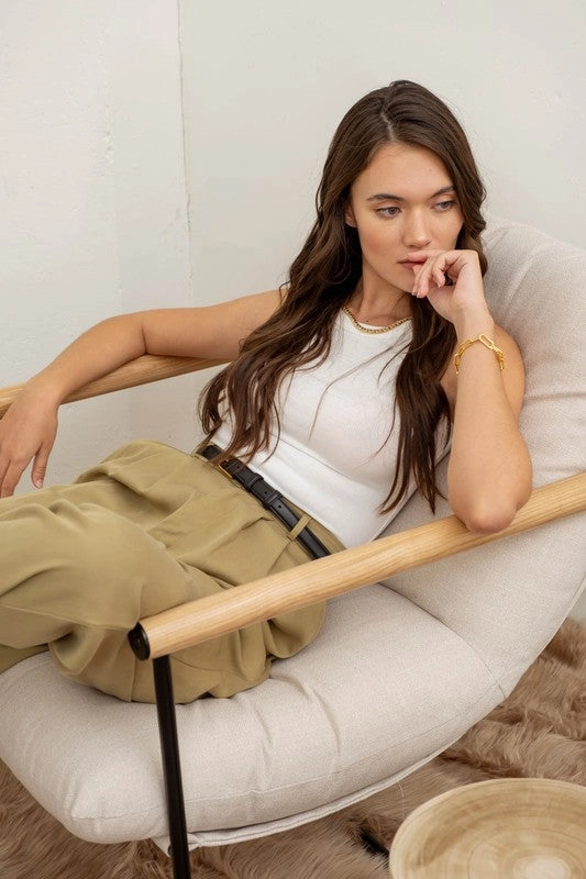 Fiona Washed Seamless Crop Top AbrasionResistant Edging OdorResistant