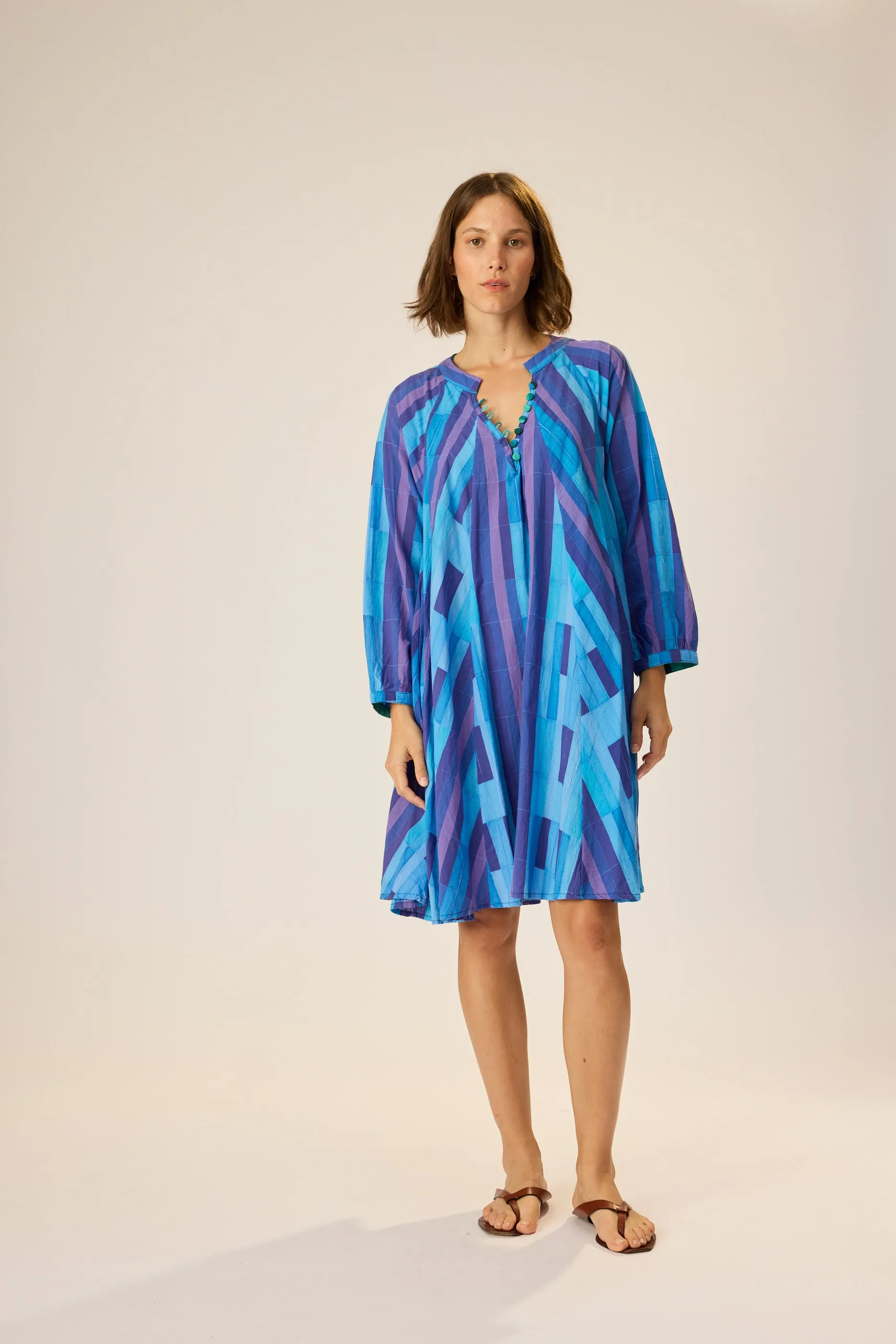 FIORE SHORT DRESS Light Fabric