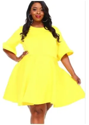 Fit and Flare Midi Dress
