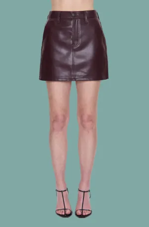 Abi High Rise Mini Skirt No Gap Waist