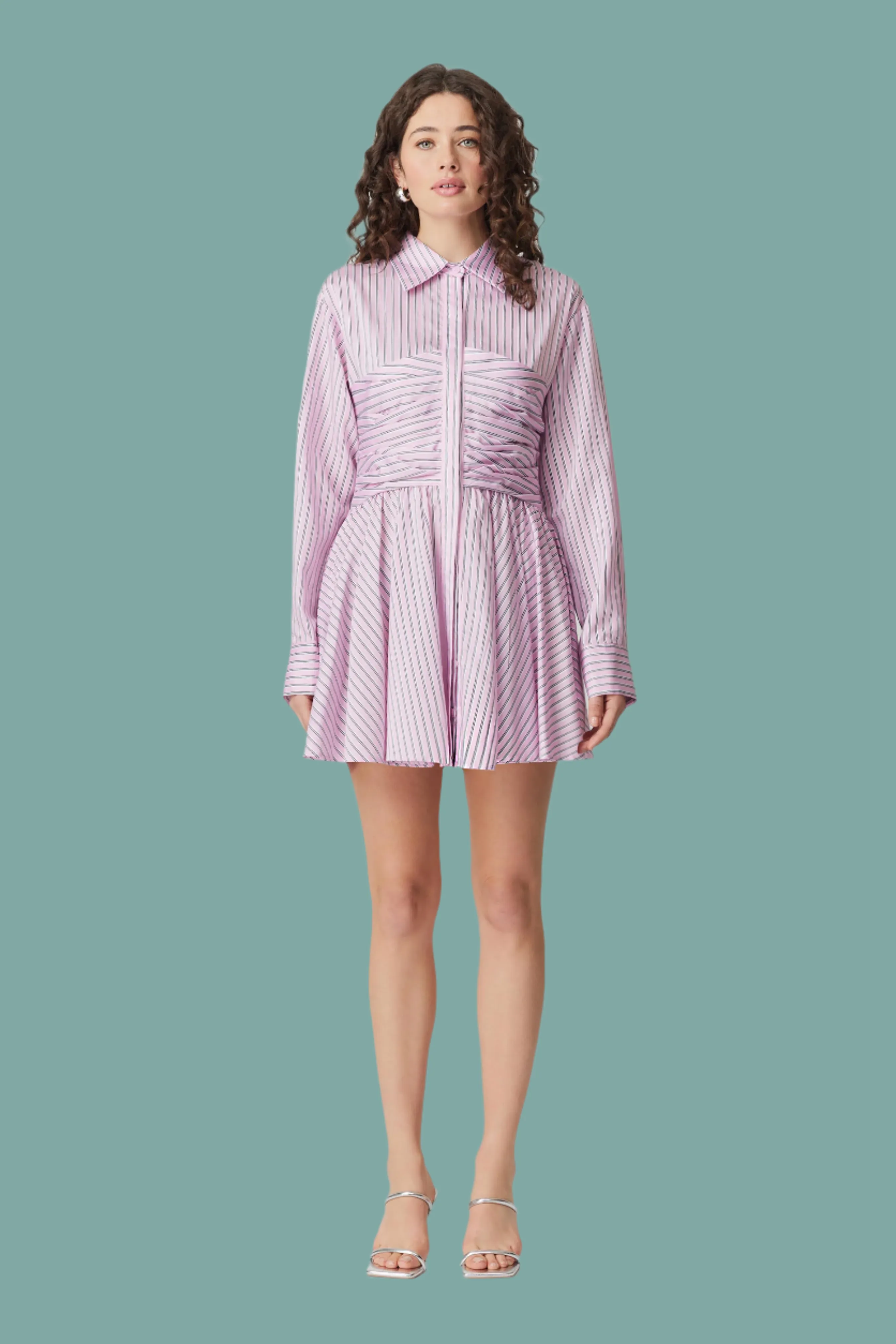 QuickRelease Closure Zoie Mini Shirt Dress
