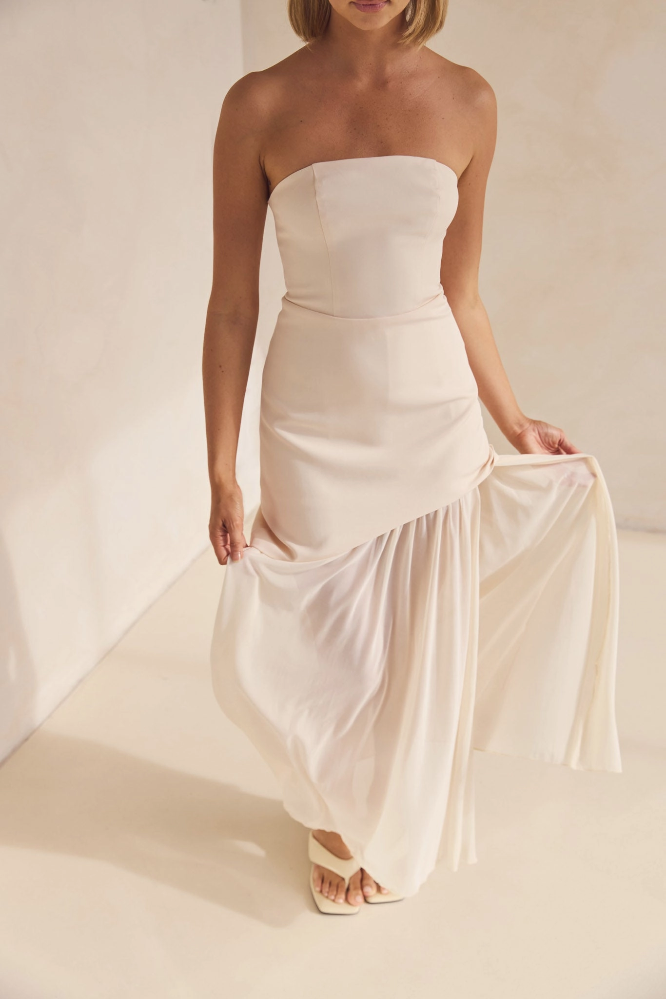 Juliana Maxi Dress (Cream) Farm Air Gift-Worthy